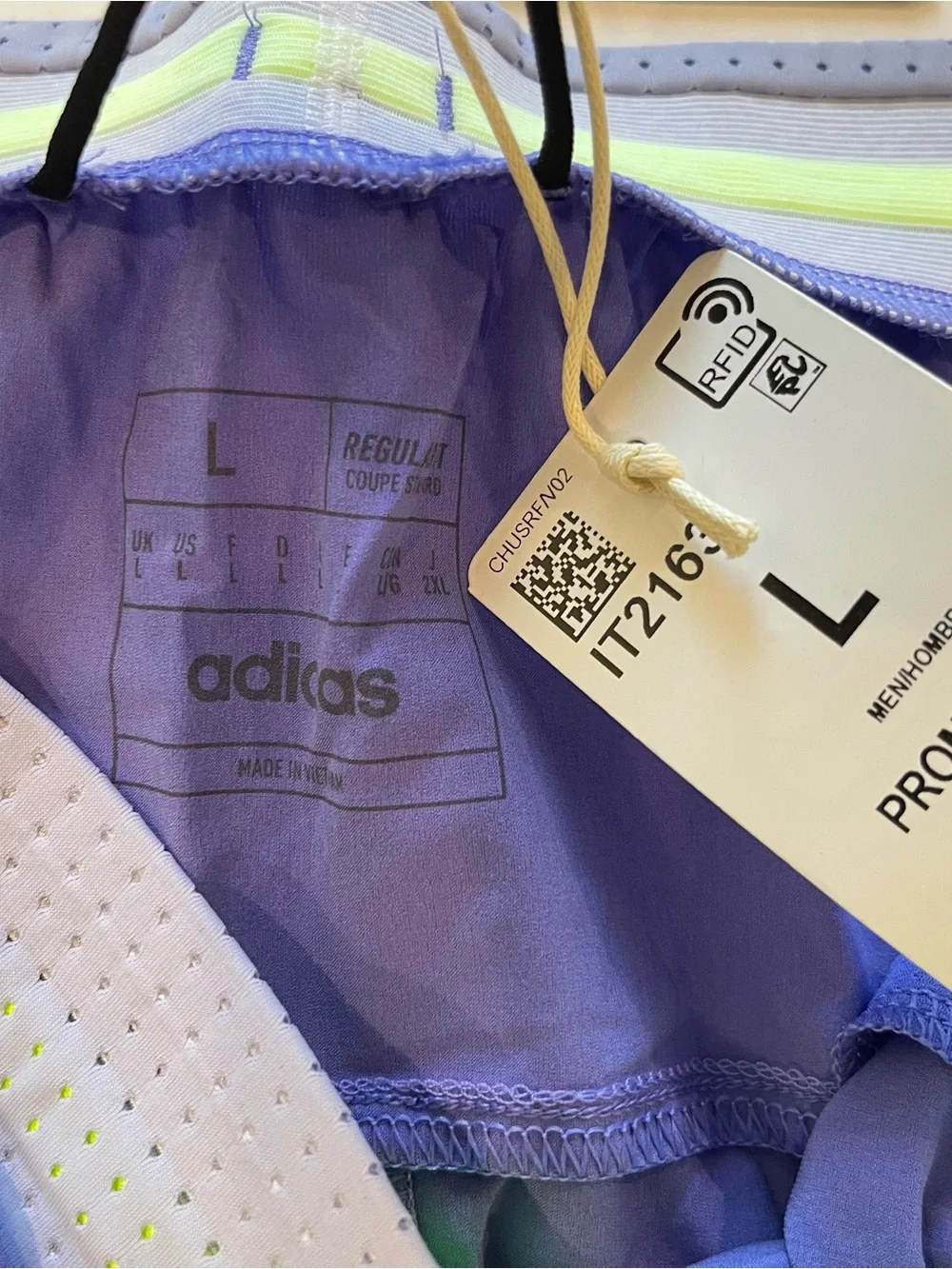Adidas 2024 Pro Elite Team Running Pants IT2163 Colbat Blue/Lucid Lemon
